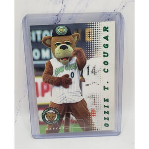 2001 Grandstand Kane County Cougars Ollie T Cougar Mascot Minor League Card